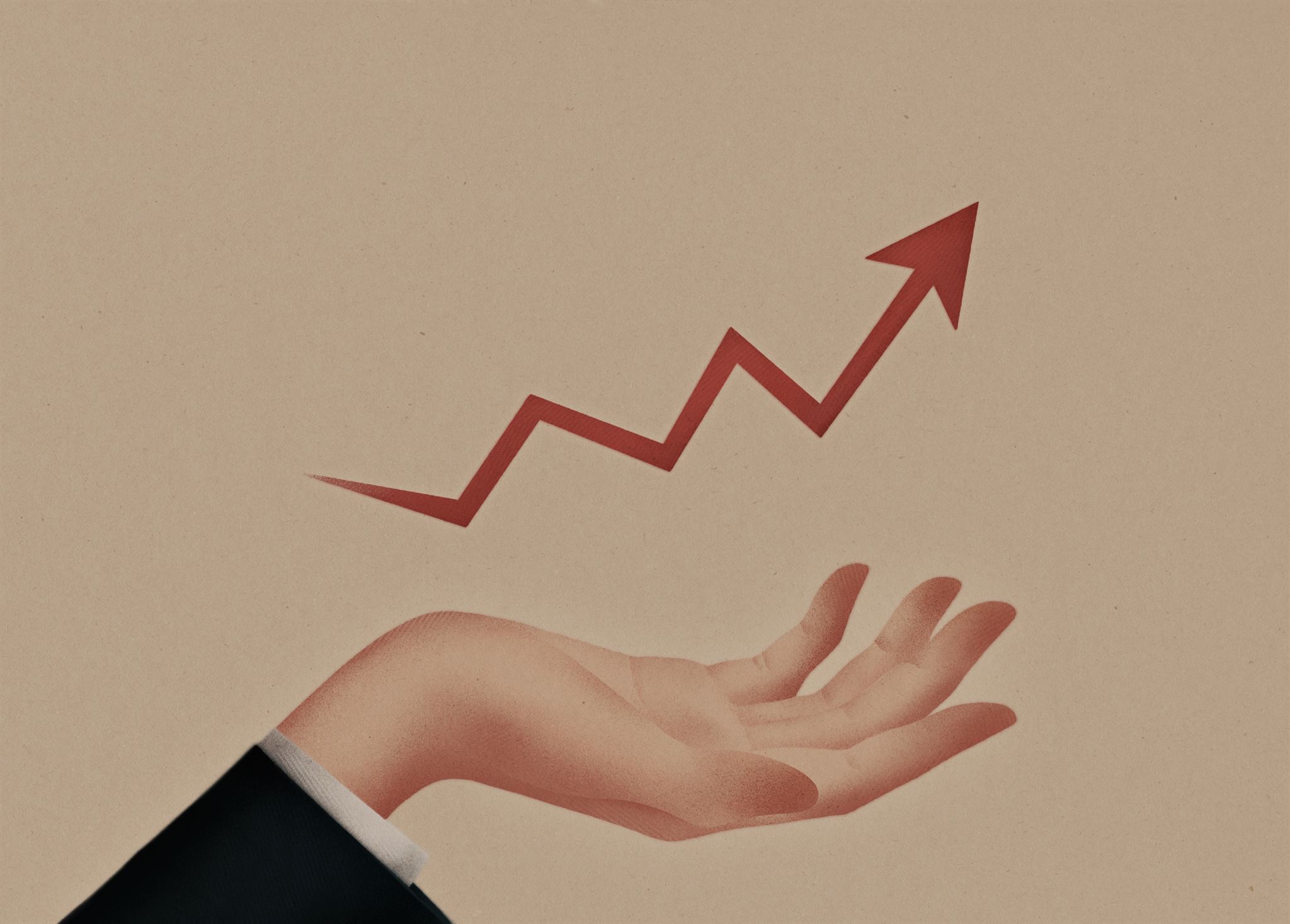 Hand-and-arrow-illustration